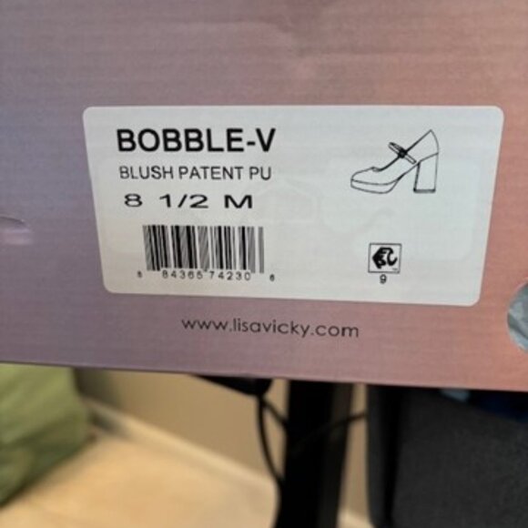 NWT Lisa Vicky Blush Bobble Platform Maryjane Pump - 8.5 Women - Picture 8 of 8